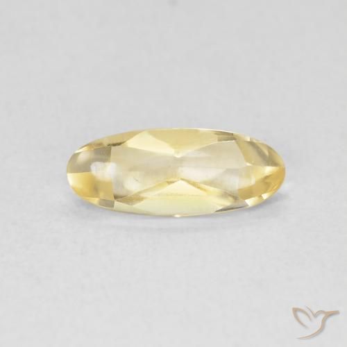 0.77ct Naturel Doré Citrine, ovale, Transparent