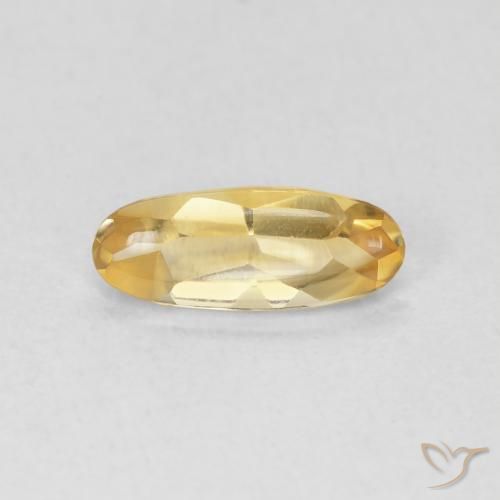 0.80ct Naturel Or moyen Citrine, ovale, Transparent