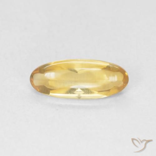 0.86ct Naturel Or moyen Citrine, ovale, Transparent