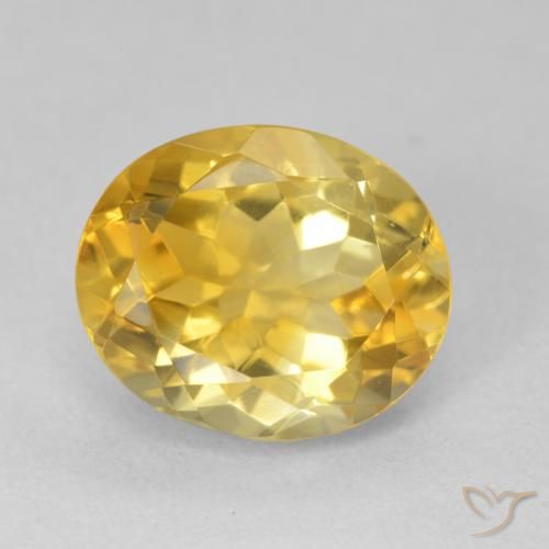 4.73ct Naturel Orange Doré Citrine, ovale, VVS-VS