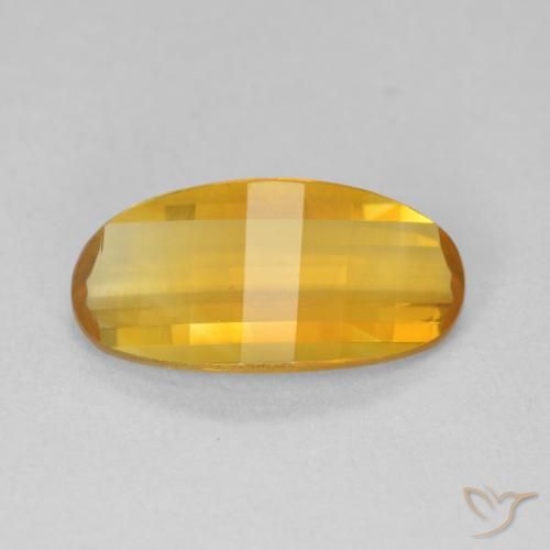 Citrine Medium Light Orange-Gold naturelle ovale, 2.48 ct, VVS