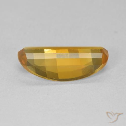 Citrine Medium Light Orange-Gold naturelle ovale, 2.48 ct, VVS