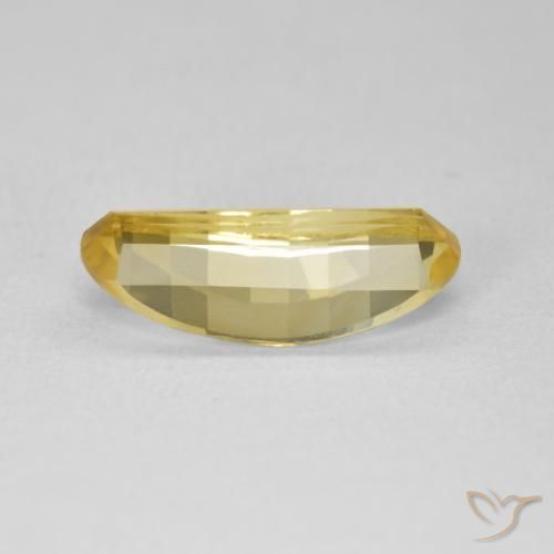 Citrine Jaune moyen naturelle ovale, 2.22 ct, VVS