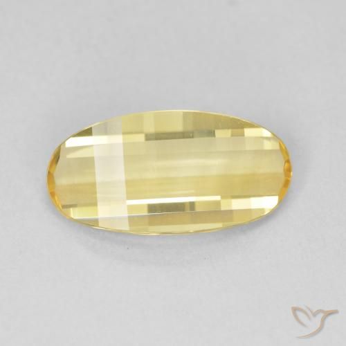 Citrine Jaune Toscane naturelle ovale, 2.45 ct, VVS
