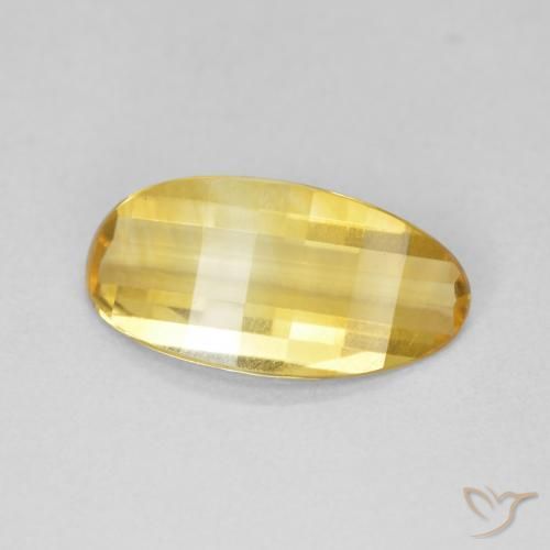 Citrine Orange Doré naturelle ovale, 2.19 ct, VVS