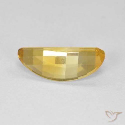 Citrine Orange Doré naturelle ovale, 2.19 ct, VVS