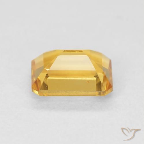 Citrine Orange-or naturelle Octogone / coupe Émeraude, 1.43 ct, VVS
