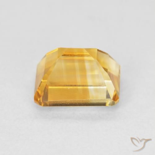 Citrine Or moyen naturelle Octogone / coupe Émeraude, 1.93 ct, VVS