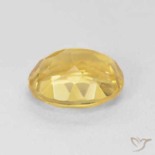 Citrine Doré moyen naturelle ovale, 4.77 ct, VVS-VS