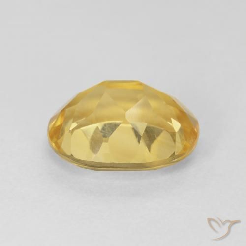 Citrine Doré moyen naturelle ovale, 4.09 ct, VVS-VS