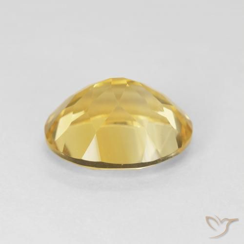 Citrine Doré moyen naturelle ovale, 4.08 ct, VVS-VS
