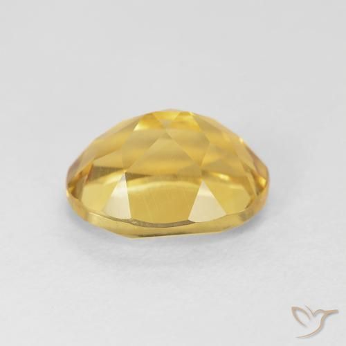 Citrine Doré moyen naturelle ovale, 3.88 ct, VVS-VS