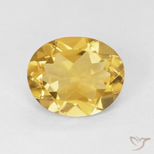 3.97ct Naturel Orange Doré Citrine, ovale, VVS-VS
