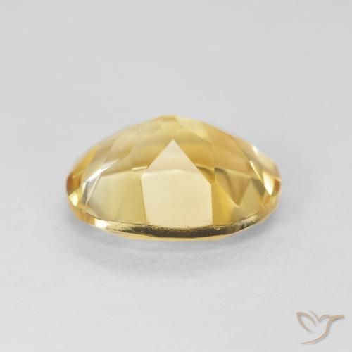 Citrine Doré naturelle ovale, 3.84 ct, VVS