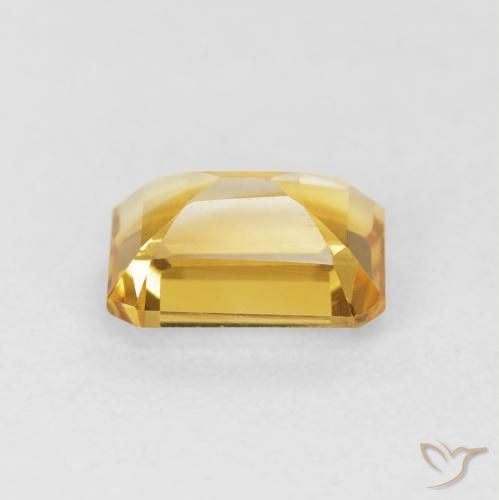 Citrine Or naturelle Octogone / coupe Émeraude, 1.48 ct, VS