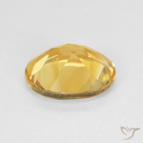 Citrine Doré moyen naturelle ovale, 4.13 ct, VVS-VS