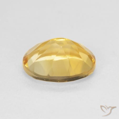 Citrine Doré profond naturelle ovale, 3.63 ct, VVS-VS