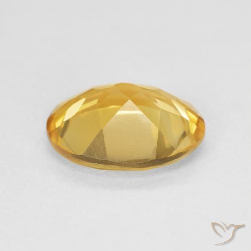 Citrine Doré naturelle ovale, 3.61 ct, VVS-VS