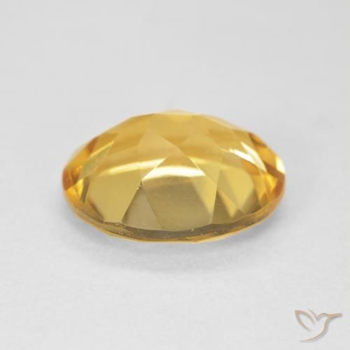 Citrine Doré naturelle ovale, 4.23 ct, VVS-VS