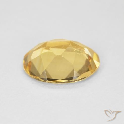 Citrine Doré moyen naturelle ovale, 2.96 ct, VVS-VS