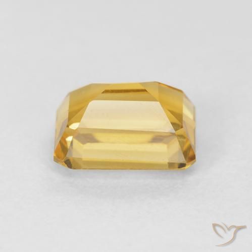 Citrine Doré naturelle Octogone / coupe Émeraude, 1.78 ct, VVS