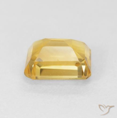 Citrine Doré vif naturelle Octogone / coupe Émeraude, 1.80 ct, VVS
