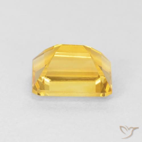 Citrine Or moyen naturelle Octogone / coupe Émeraude, 1.82 ct, VVS-VS