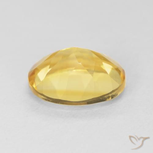 Citrine Doré moyen naturelle ovale, 4.19 ct, VVS-VS