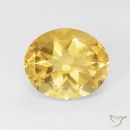 4.72ct Naturel Orange Doré Citrine, ovale, VVS-VS