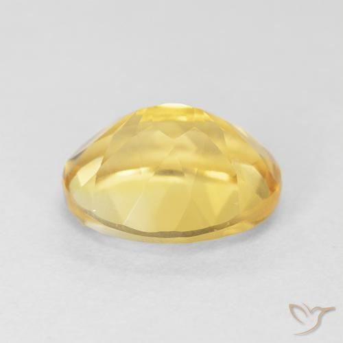 Citrine Orange Doré naturelle ovale, 4.72 ct, VVS-VS