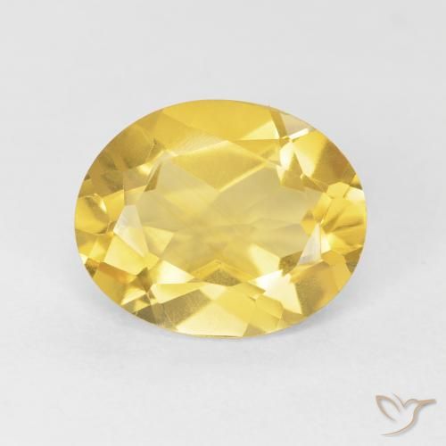 3.91ct Naturel Orange Doré Citrine, ovale, VVS-VS