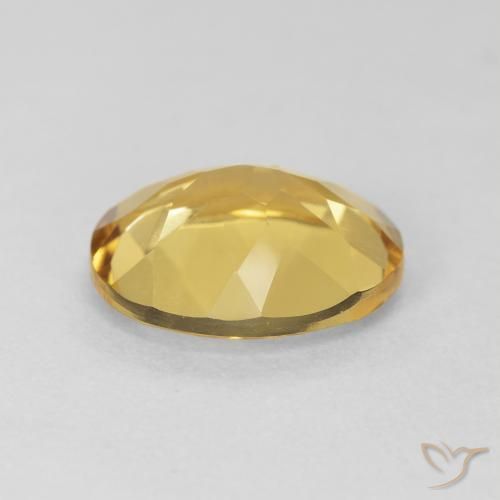Citrine Doré naturelle ovale, 3.76 ct, VVS-VS