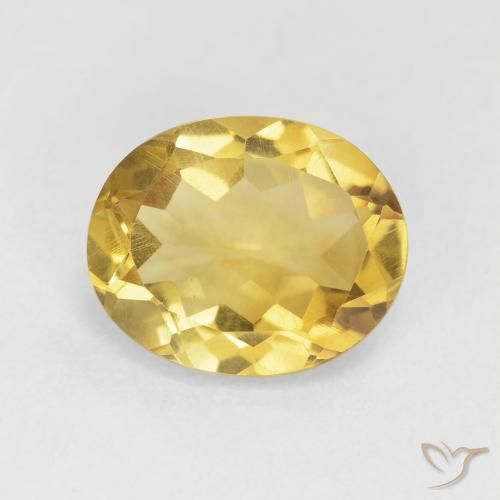 3.87ct Naturel Orange Doré Citrine, ovale, VVS-VS