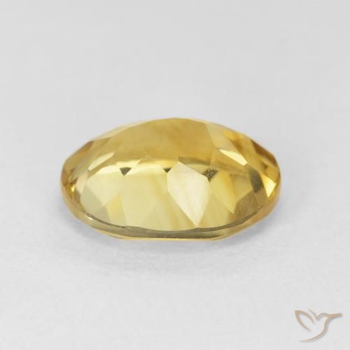 Citrine Orange Doré naturelle ovale, 3.87 ct, VVS-VS