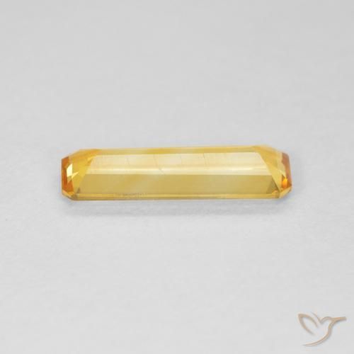 Citrine Doré naturelle Octogone / coupe Émeraude, 0.99 ct, VVS-VS