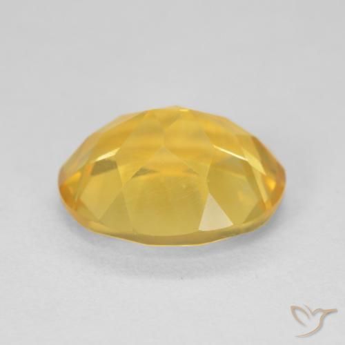 Citrine Doré moyen naturelle ovale, 4.43 ct, VVS-VS