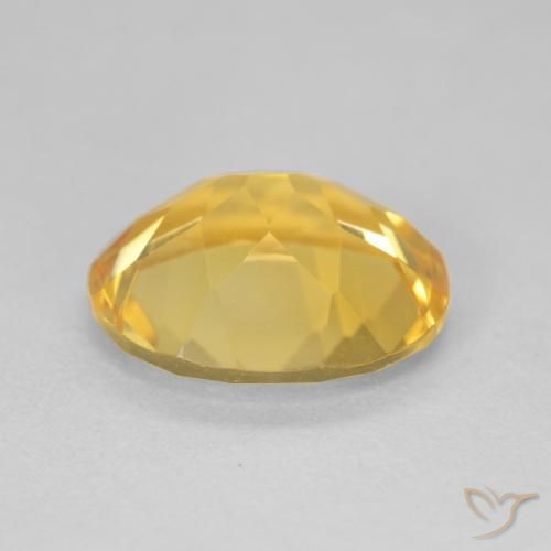 Citrine Doré naturelle ovale, 4.06 ct, VVS