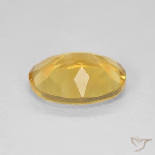 Citrine Doré naturelle ovale, 3.15 ct, VVS