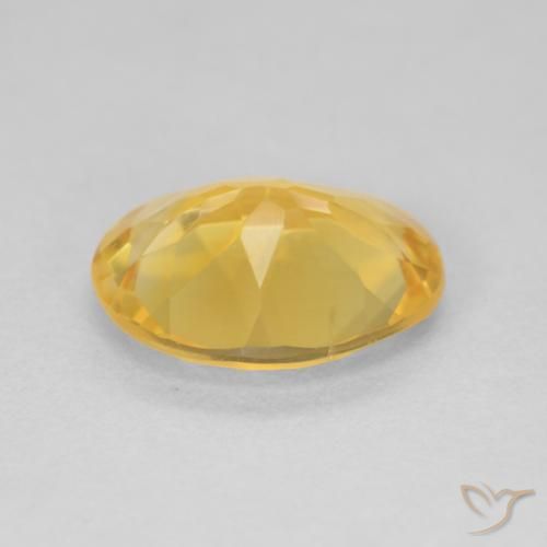 Citrine Doré vif naturelle ovale, 3.39 ct, VVS