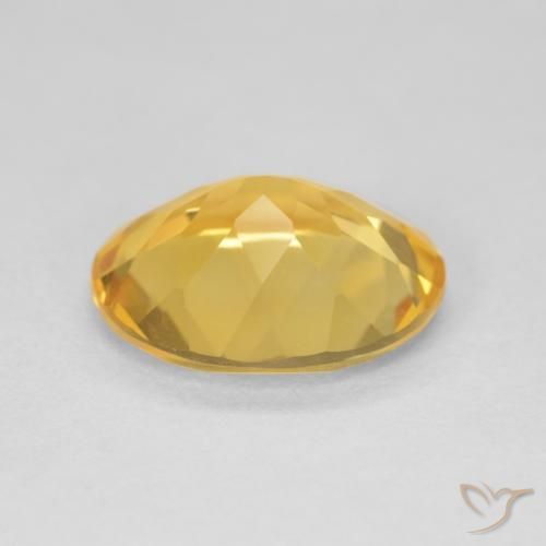 Citrine Doré naturelle ovale, 3.60 ct, VVS