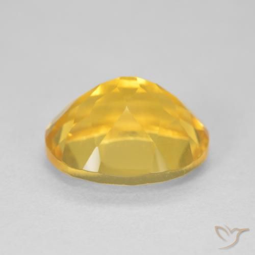 Citrine Or moyen naturelle ovale, 4.58 ct, VVS-VS