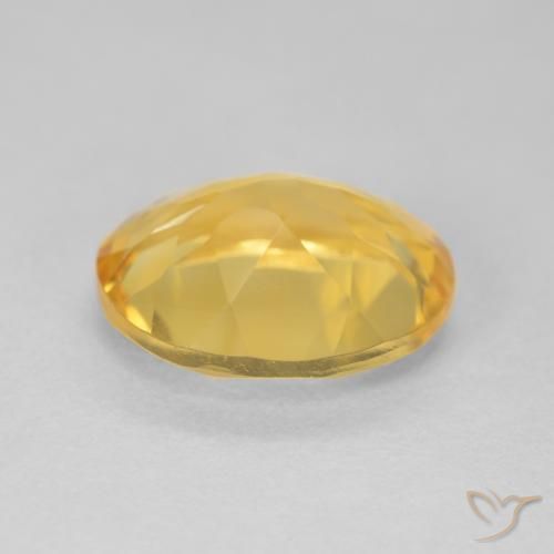 Citrine Doré moyen naturelle ovale, 4.08 ct, VVS