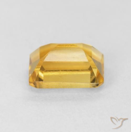 Citrine Doré moyen naturelle Octogone / coupe Émeraude, 1.77 ct, VVS