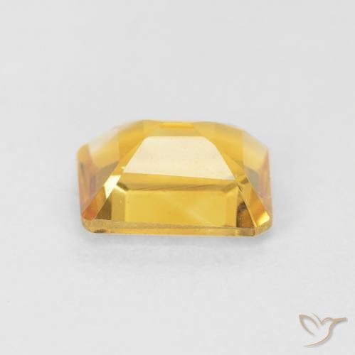 Citrine Doré naturelle Octogone / coupe Émeraude, 1.35 ct, VVS