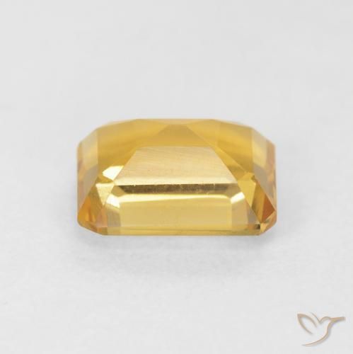 Citrine Doré profond naturelle Octogone / coupe Émeraude, 1.66 ct, VVS