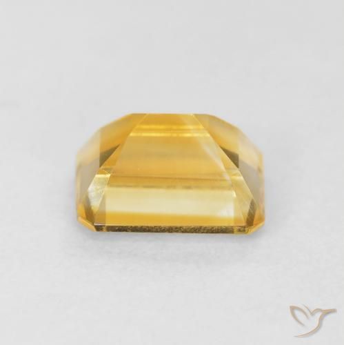 Citrine Orange-or naturelle Octogone / coupe Émeraude, 1.54 ct, VVS