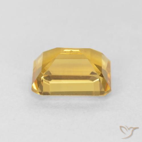 Citrine Doré naturelle Octogone / coupe Émeraude, 1.62 ct, VS