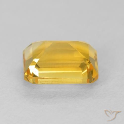 Citrine Or moyen naturelle Octogone / coupe Émeraude, 1.78 ct, VVS