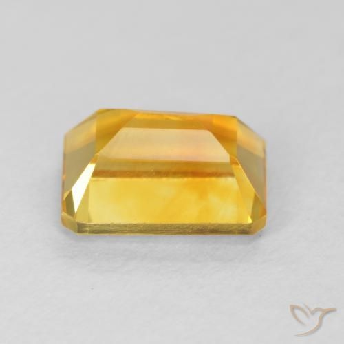 Citrine Orange-or naturelle Octogone / coupe Émeraude, 1.63 ct, VVS