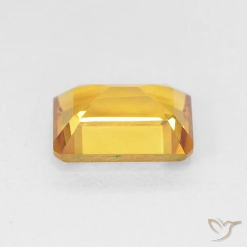 Citrine Or moyen naturelle Octogone / coupe Émeraude, 1.49 ct, VVS-VS